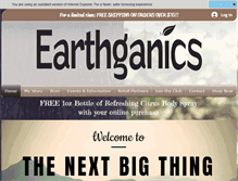 Tablet Screenshot of earthganics.com